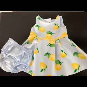 Janie & Jack lemon dress